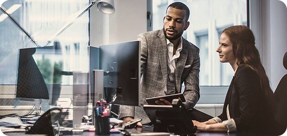 business people working in the office